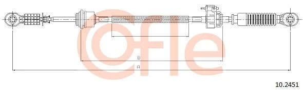 Trosas, neautomatinė transmisija COFLE 92.10.2451