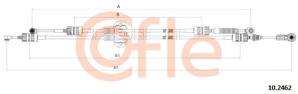 Trosas, neautomatinė transmisija COFLE 92.10.2462