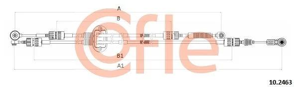 Trosas, neautomatinė transmisija COFLE 92.10.2463