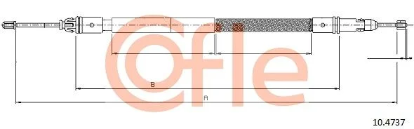 Trosas, stovėjimo stabdys COFLE 92.10.4737