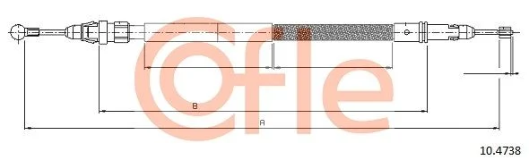 Trosas, stovėjimo stabdys COFLE 92.10.4738