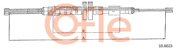 Trosas, stovėjimo stabdys COFLE 92.10.6023