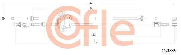 Trosas, neautomatinė transmisija COFLE 92.11.3885