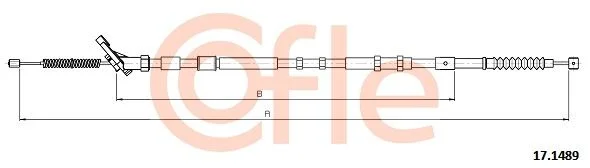 Trosas, stovėjimo stabdys COFLE 92.17.1489