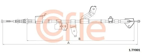 Trosas, stovėjimo stabdys COFLE 92.1.TY001
