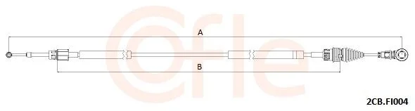 Trosas, neautomatinė transmisija COFLE 92.2CB.FI004