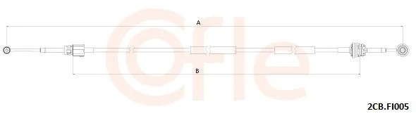 Trosas, neautomatinė transmisija COFLE 92.2CB.FI005