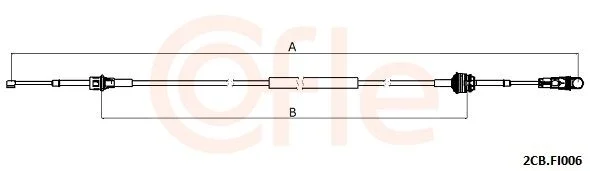 Trosas, neautomatinė transmisija COFLE 92.2CB.FI006