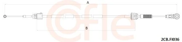 Trosas, neautomatinė transmisija COFLE 92.2CB.FI036