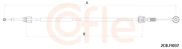Trosas, neautomatinė transmisija COFLE 92.2CB.FI037