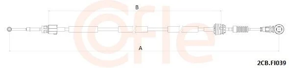 Trosas, neautomatinė transmisija COFLE 92.2CB.FI039
