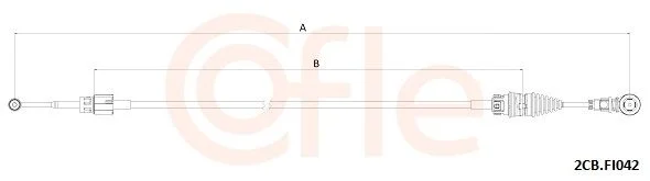 Trosas, neautomatinė transmisija COFLE 92.2CB.FI042
