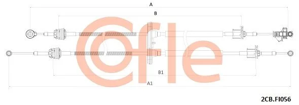 Trosas, neautomatinė transmisija cofle 2CB.FI056