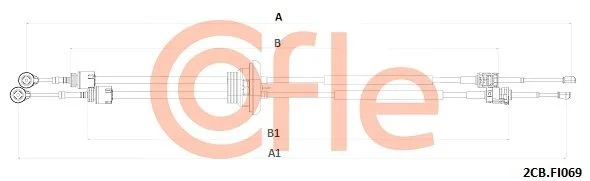 Trosas, neautomatinė transmisija COFLE 92.2CB.FI069