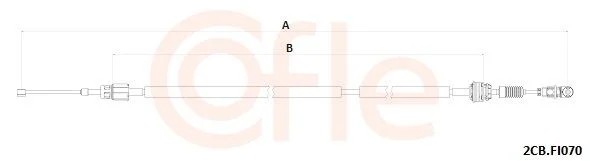 Trosas, neautomatinė transmisija COFLE 92.2CB.FI070