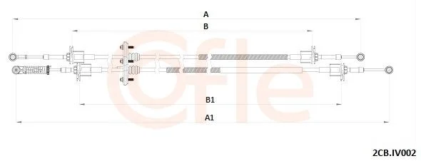 Trosas, neautomatinė transmisija COFLE 92.2CB.IV002