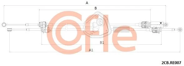 Trosas, neautomatinė transmisija COFLE 92.2CB.RE007