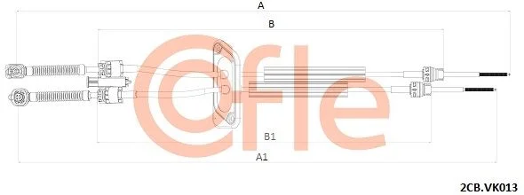 Trosas, neautomatinė transmisija cofle 92.2CB.VK013