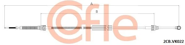 Trosas, neautomatinė transmisija COFLE 92.2CB.VK022