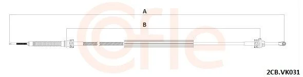 Trosas, neautomatinė transmisija COFLE 92.2CB.VK031