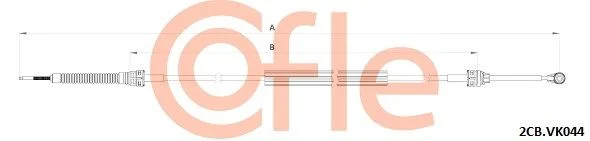 Trosas, neautomatinė transmisija COFLE 92.2CB.VK044