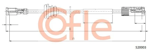 Lanko tachometra COFLE S20003