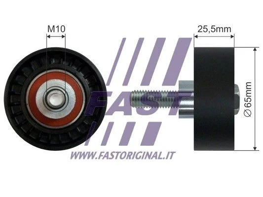Tensioner Pulley, V-ribbed belt FAST FT44538