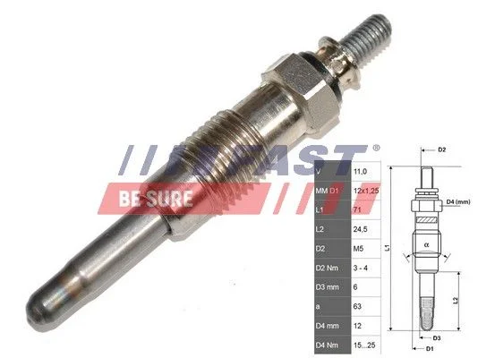 Zapaľovacia sviečka FAST FT82710