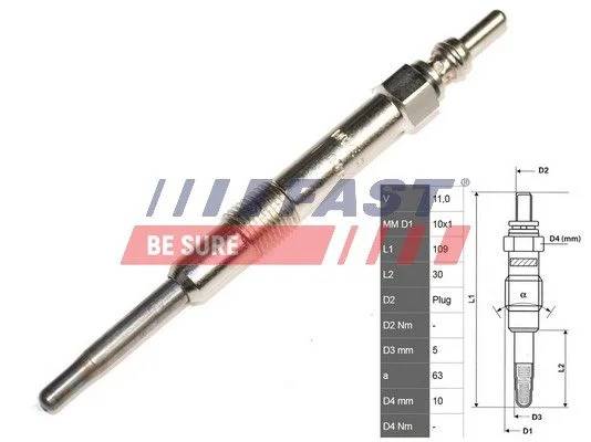 Zapaľovacia sviečka FAST FT82733