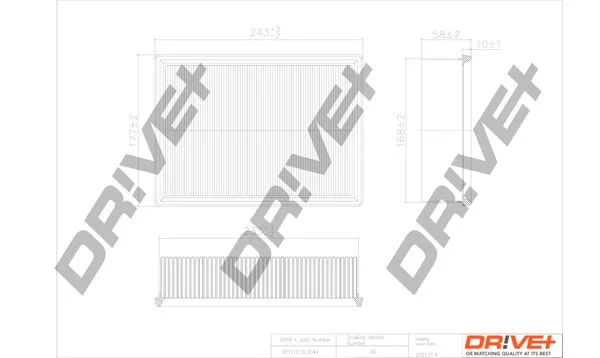 Oro filtras Dr!ve+ DP1110.10.0044