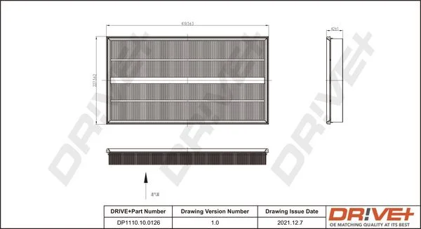 Oro filtras Dr!ve+ DP1110.10.0126