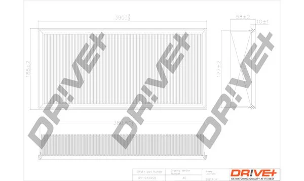 Oro filtras Dr!ve+ DP1110.10.0127