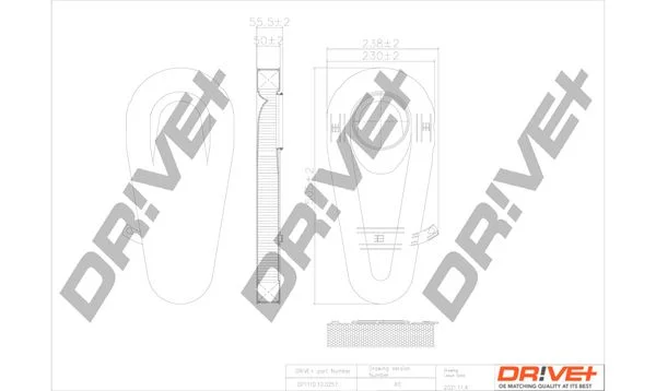 Oro filtras Dr!ve+ DP1110.10.0257