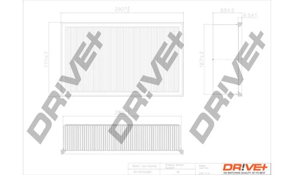 Air Filter Dr!ve+ DP1110.10.0555