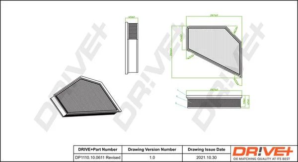 Air Filter Dr!ve+ DP1110.10.0611