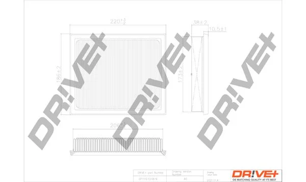 Oro filtras Dr!ve+ DP1110.10.0619