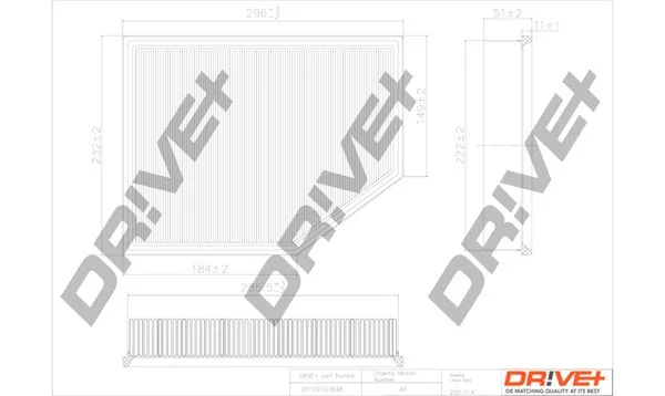 Air Filter Dr!ve+ DP1110.10.0648