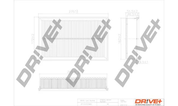 Air Filter Dr!ve+ DP1110.10.0660