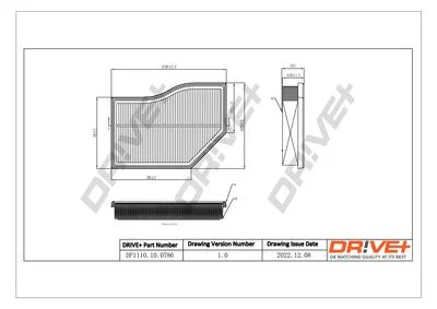 Oro filtras Dr!ve+ DP1110.10.0786
