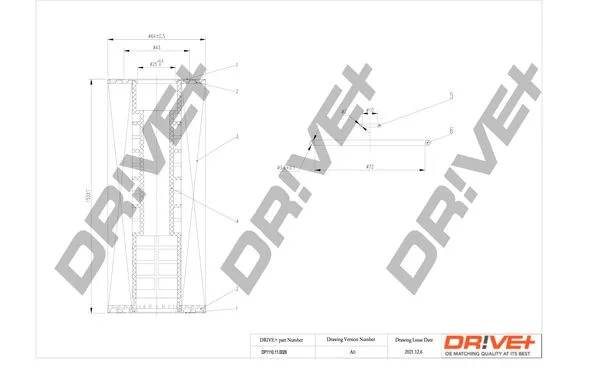 Oil Filter Dr!ve+ DP1110.11.0026