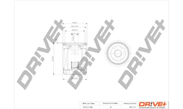 Alyvos filtras Dr!ve+ DP1110.11.0035
