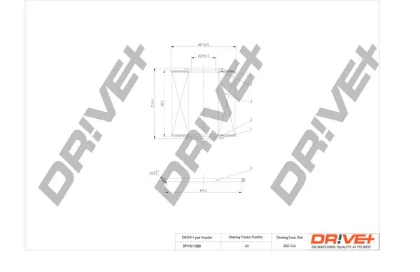Oil Filter Dr!ve+ DP1110.11.0203