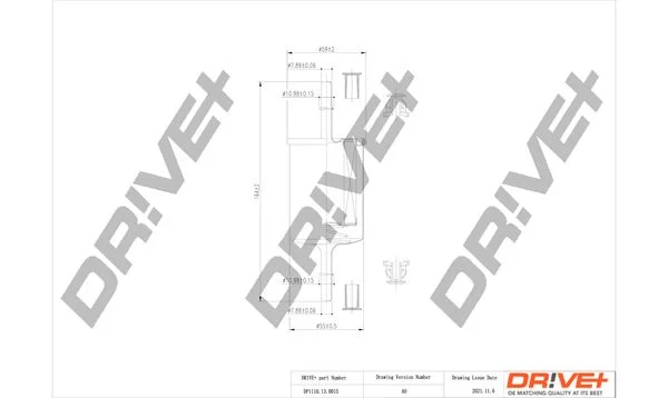 Kuro filtras Dr!ve+ DP1110.13.0015