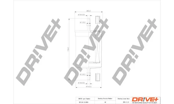 Fuel Filter Dr!ve+ DP1110.13.0018