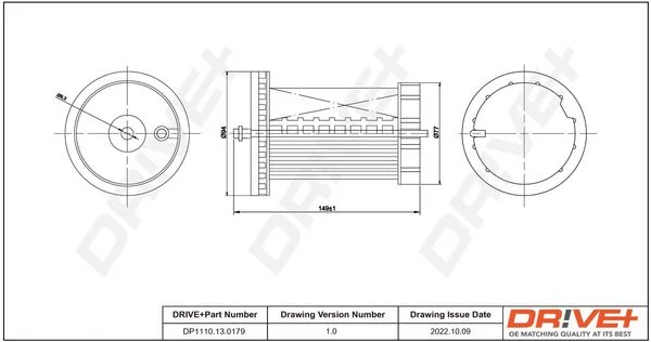 Fuel Filter Dr!ve+ DP1110.13.0179