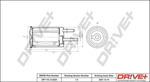 Fuel Filter Dr!ve+ DP1110.13.0223
