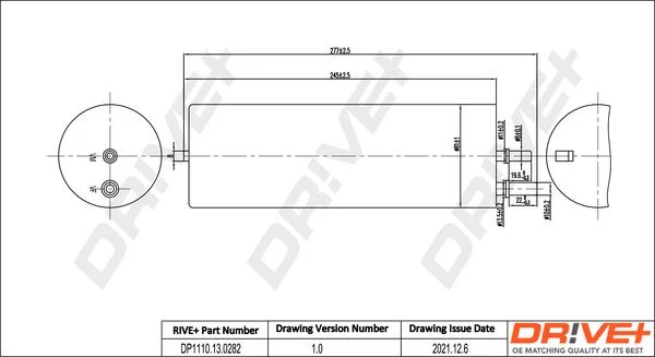 Kuro filtras Dr!ve+ DP1110.13.0282