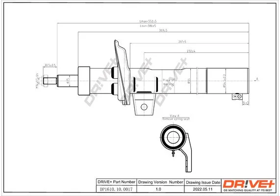 Amortizatorius Dr!ve+ DP1610.10.0017
