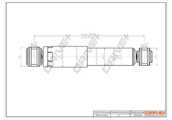 Amortizatorius Dr!ve+ DP1610.10.0019