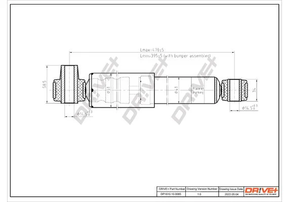 Amortizatorius Dr!ve+ DP1610.10.0085